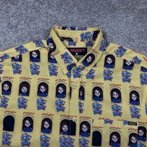 RSVLTS CHUCKY "Friends Till The End" Men's Medium Short Sleeve Shirt Kunuflex